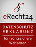 erecht24 siegel datenschutz rot